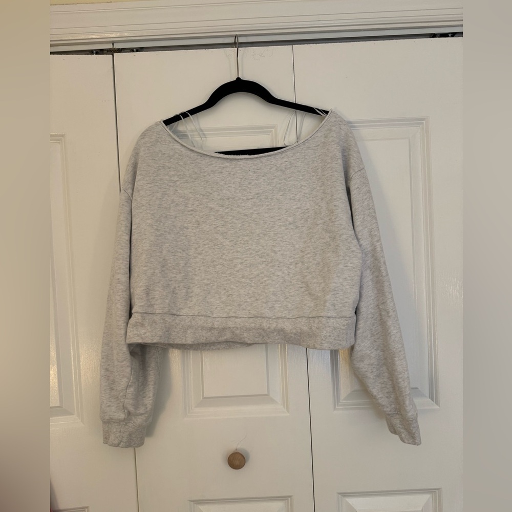 Off the Shoulder Garage Crewneck